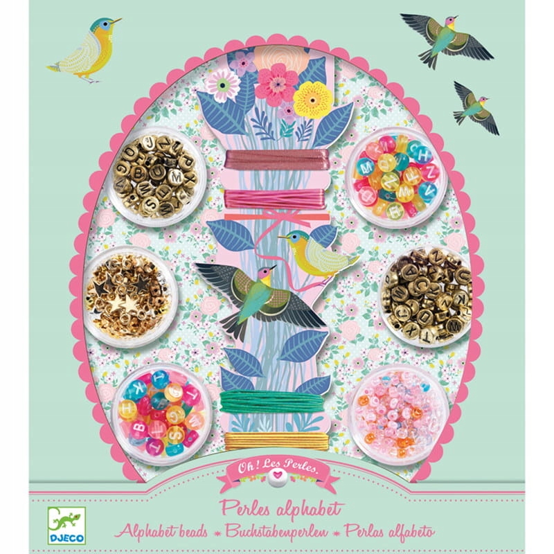 

Djeco koraliki do tworzenia biżuterii Literki