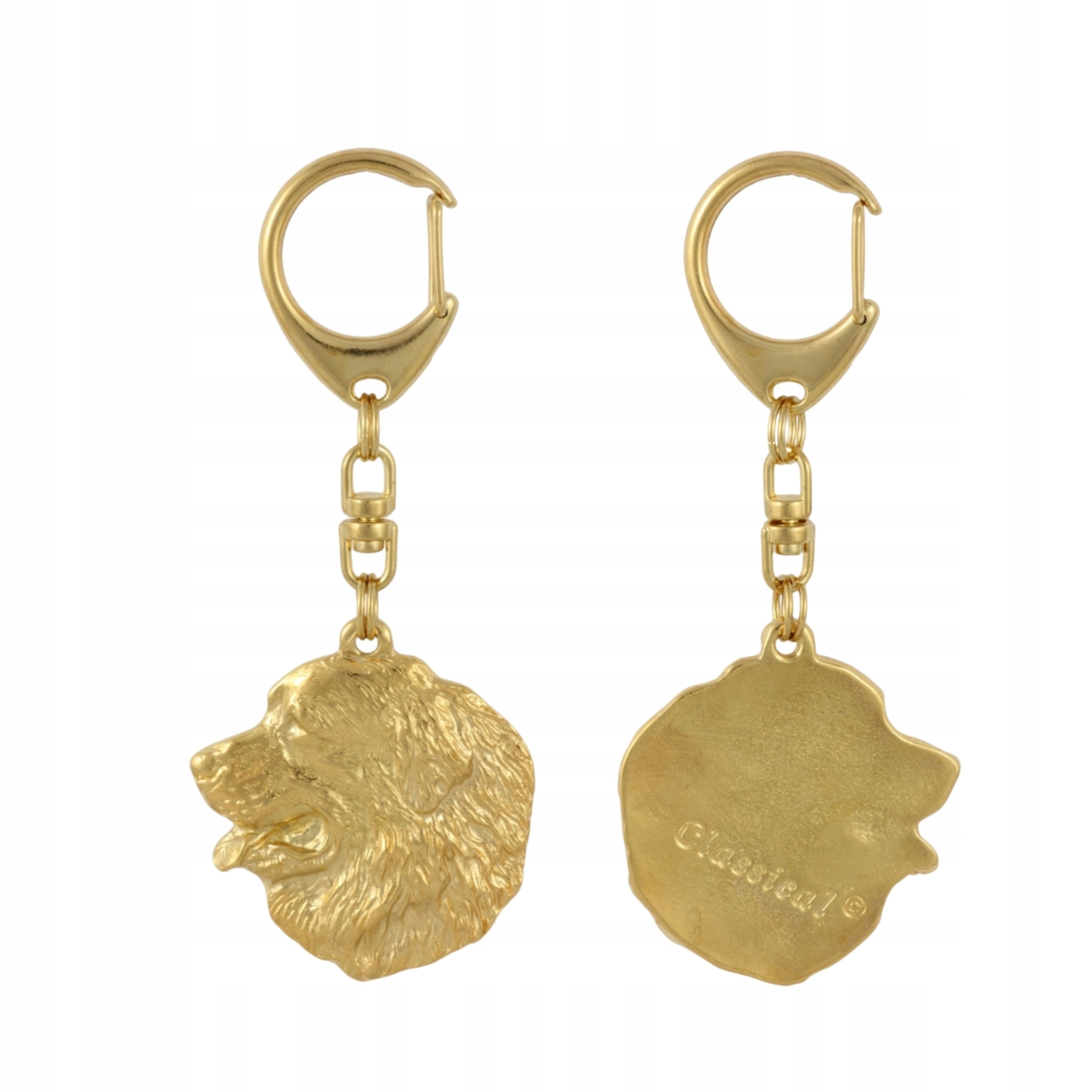 Bernský salašnický pes, Bernese Mountain Dog I – pozlacený přívěsek na klíče na klíče