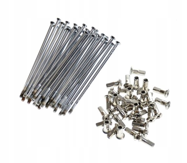 

Szprychy nyple Jawa 250 353 350 354 chrom 36 szt