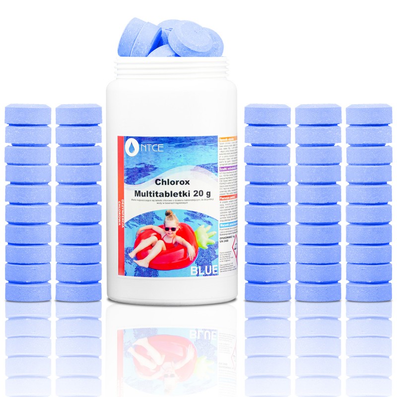 

Niebieskie Tabletki do Basenu Chlor Multi Ntce 50