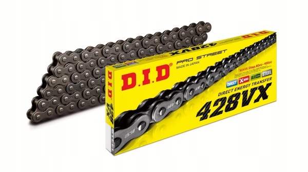 D.I.D Hnací Reťazec Moto DID 428 X-ring (3300DAN) (rozkovaný Ohnisko)