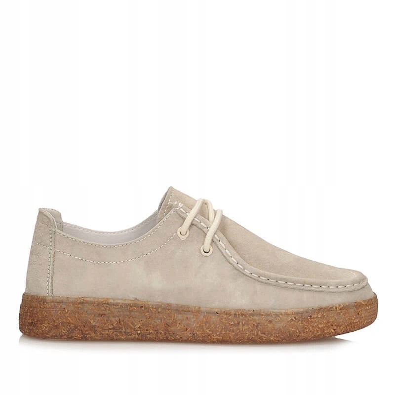 Dámské polobotky T.Sokolski Gr W26-335 Beige Z béžové šněrovací kožené