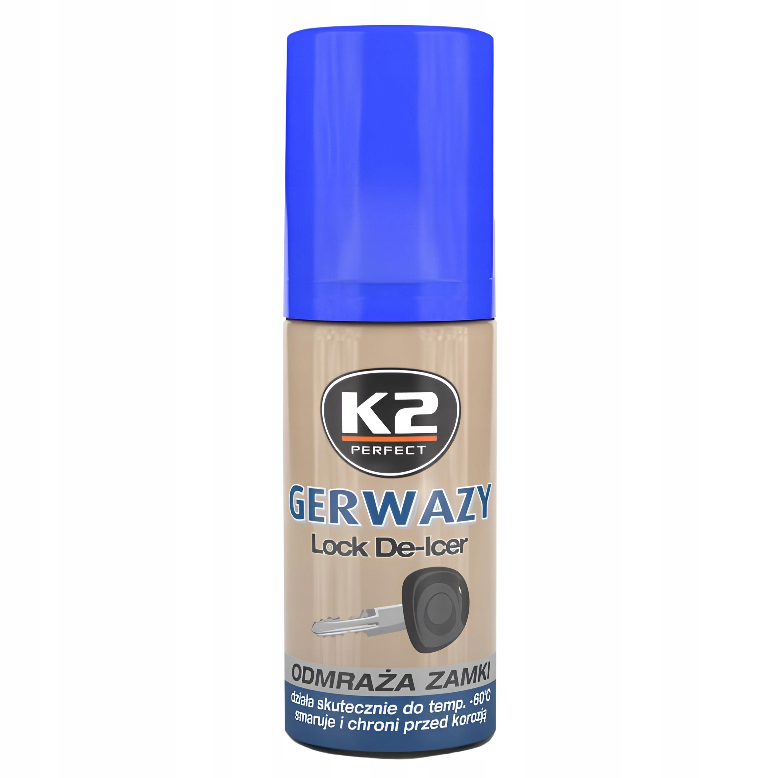 Odmrażacz do zamków K2 Gerwazy K656 50 ml