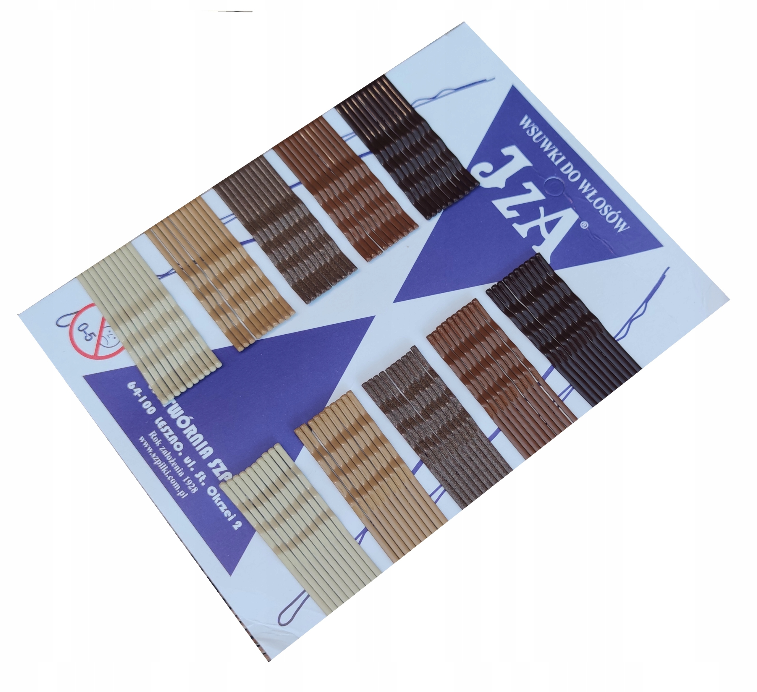 

IzA wsuwki spinki do włosów koka mix 6 cm