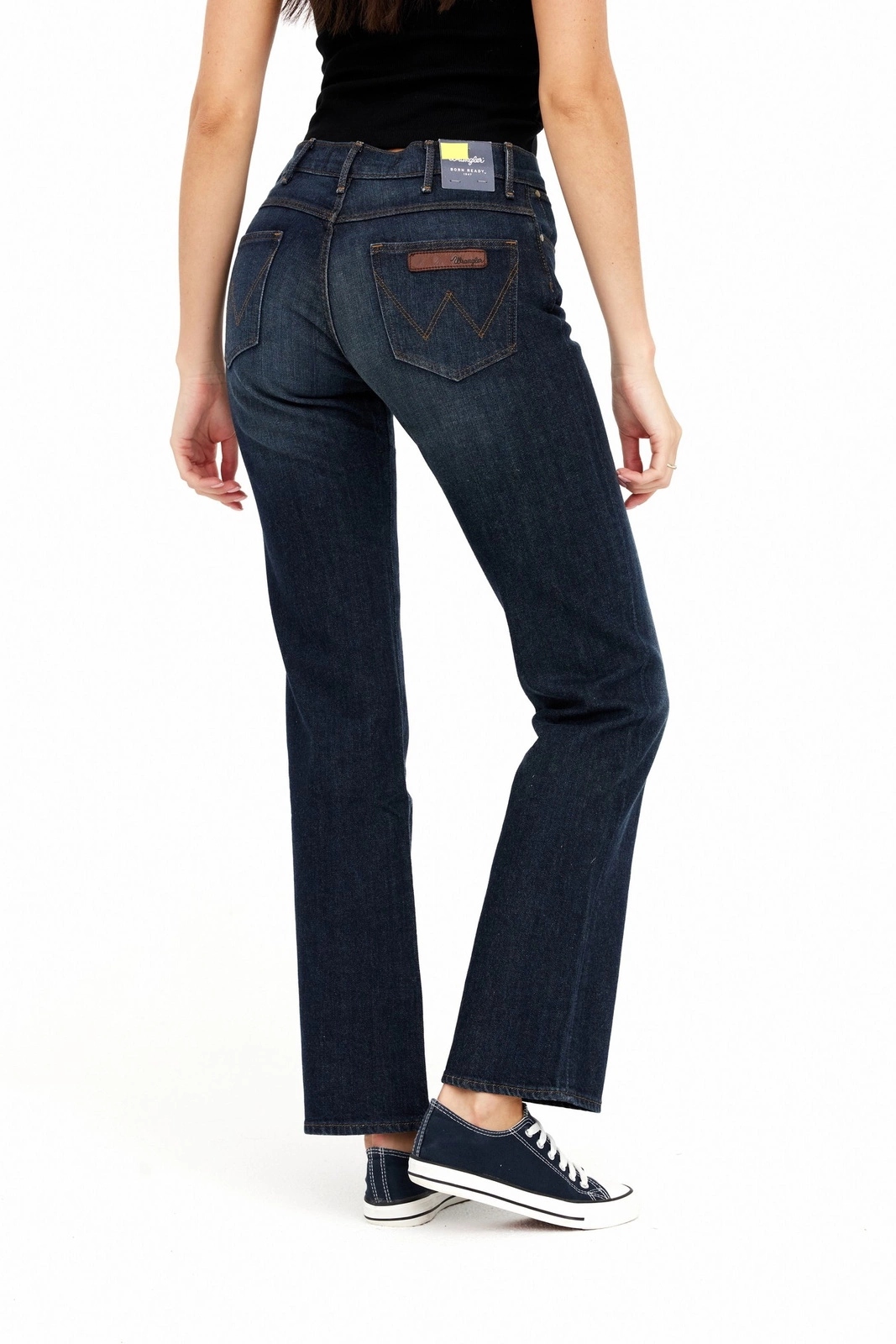 Dámské zvonové džíny Wrangler Tina Campfire Ash W2428166J 27/34