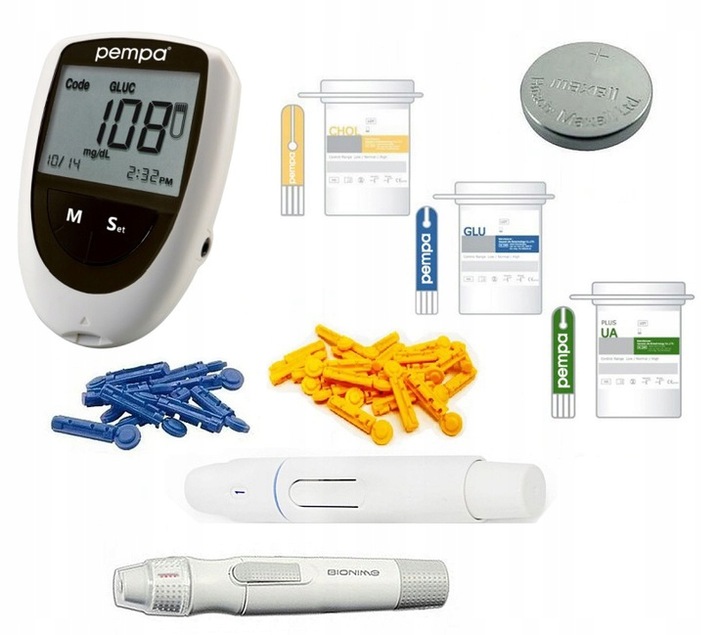 

Glukometr Benecheck Pempa Cholesterol Ua i Glu