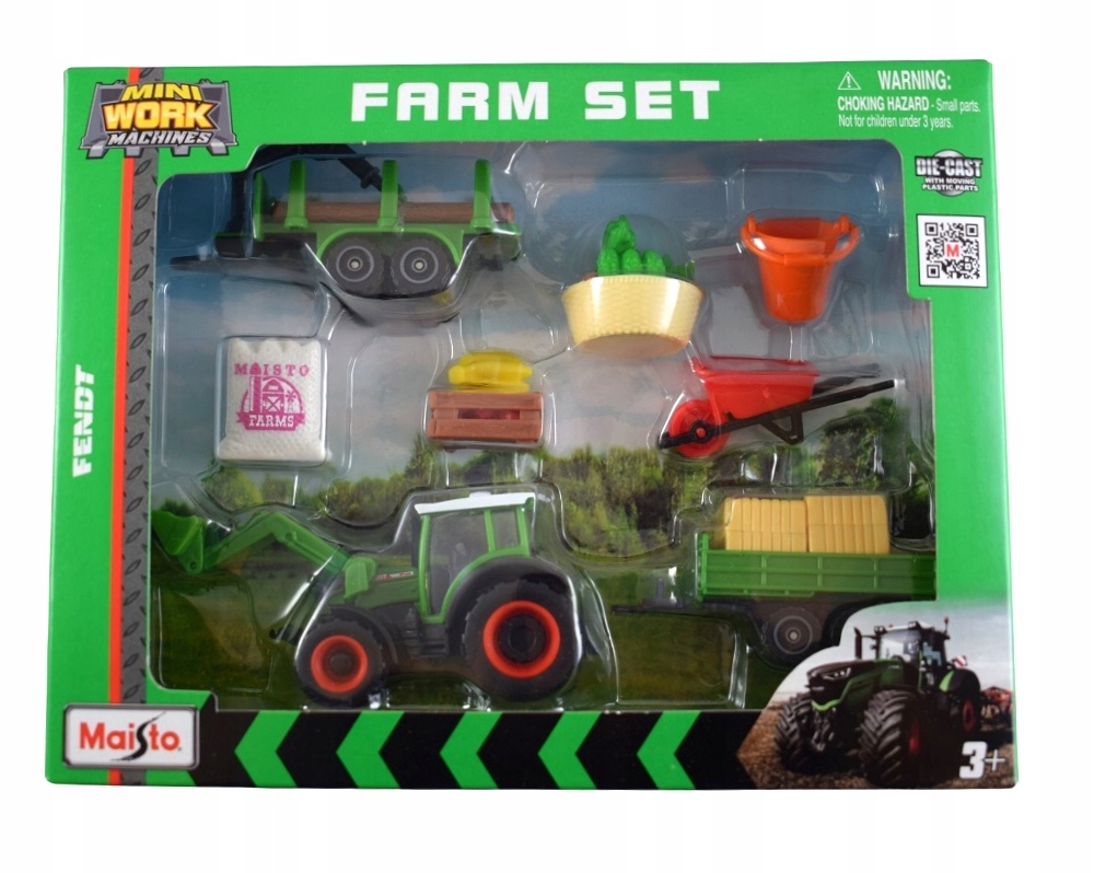 

Maisto Traktor Ferguson z akcesoriami 12564