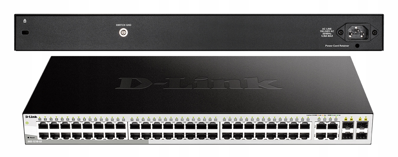 Přepínač DGS-1210-52 48x 10/100/1000, 4x Sfp