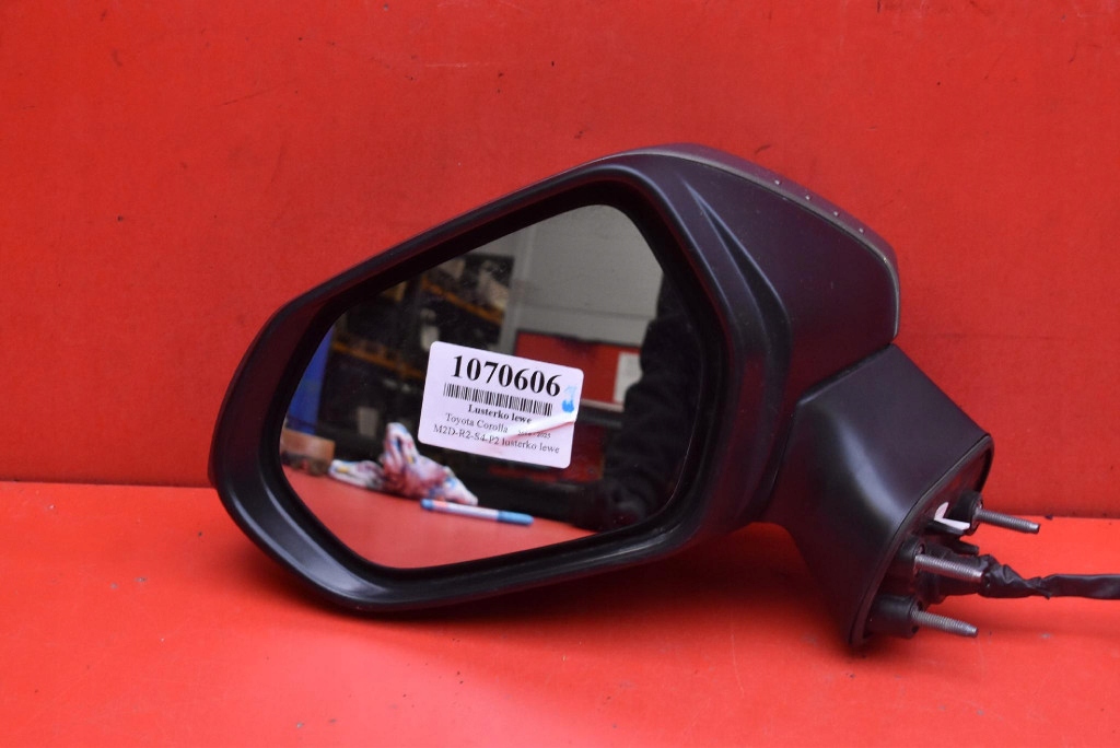 mirror left 6X1 OXIDE BRONZE EU 9302-104 TOYOTA COROLLA E21 18-25 6 PIN
