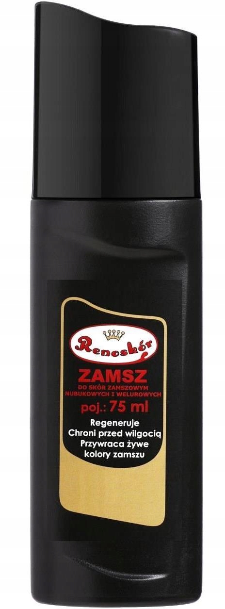 WIŚNIOWY RENOWATOR KOLORU SKÓRY ZAMSZU NUBUKU WELURU PŁYN RENOSKÓR + PASTA Marka bez marki