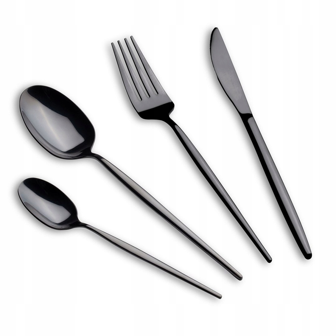 Príbory 24 Ks Berlinger Haus BH-3069 Lesk Shiny Black