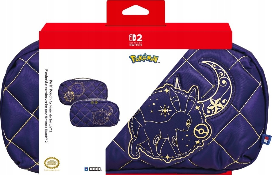 Hori Pouzdro Puff Pokémon Umbreon Espeon Pouzdro Switch 2 Nintendo