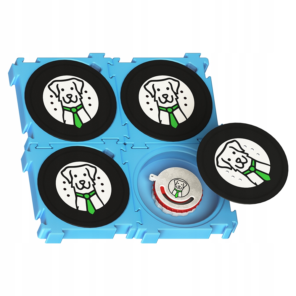 Levně 4 x puzzle vonná plechovka Fluonose Mini+ pro trénink Nosework