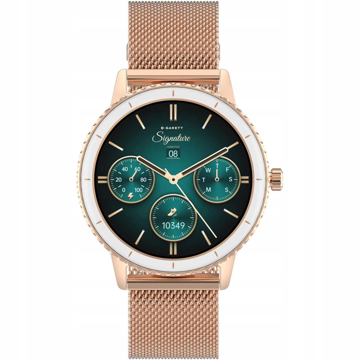 Dámské Chytré Hodinky Garett 5904238485064 růžové zlato