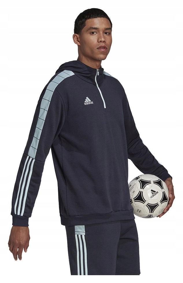 Mikina Adidas Tiro Hoodie tmavě modrá HC1302 vel. M