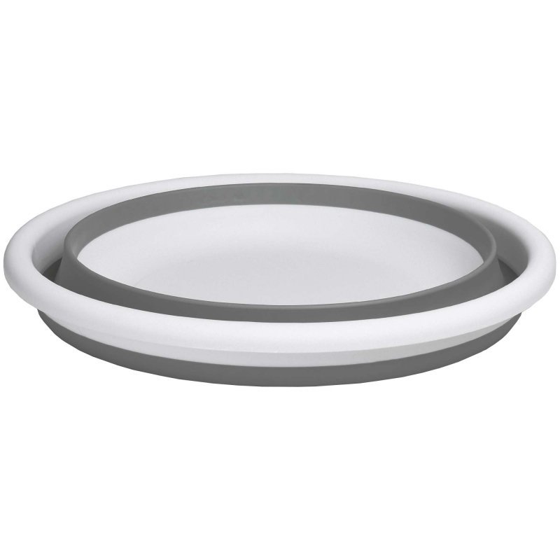 Miska okrągła 37 cm biało-szara ELBA COMPACT 9 l Marka inna