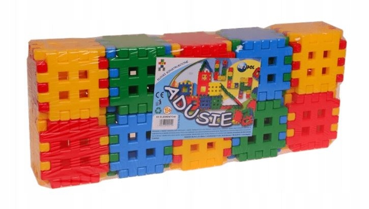 

Klocki Wafle Adusie 60 Elementów