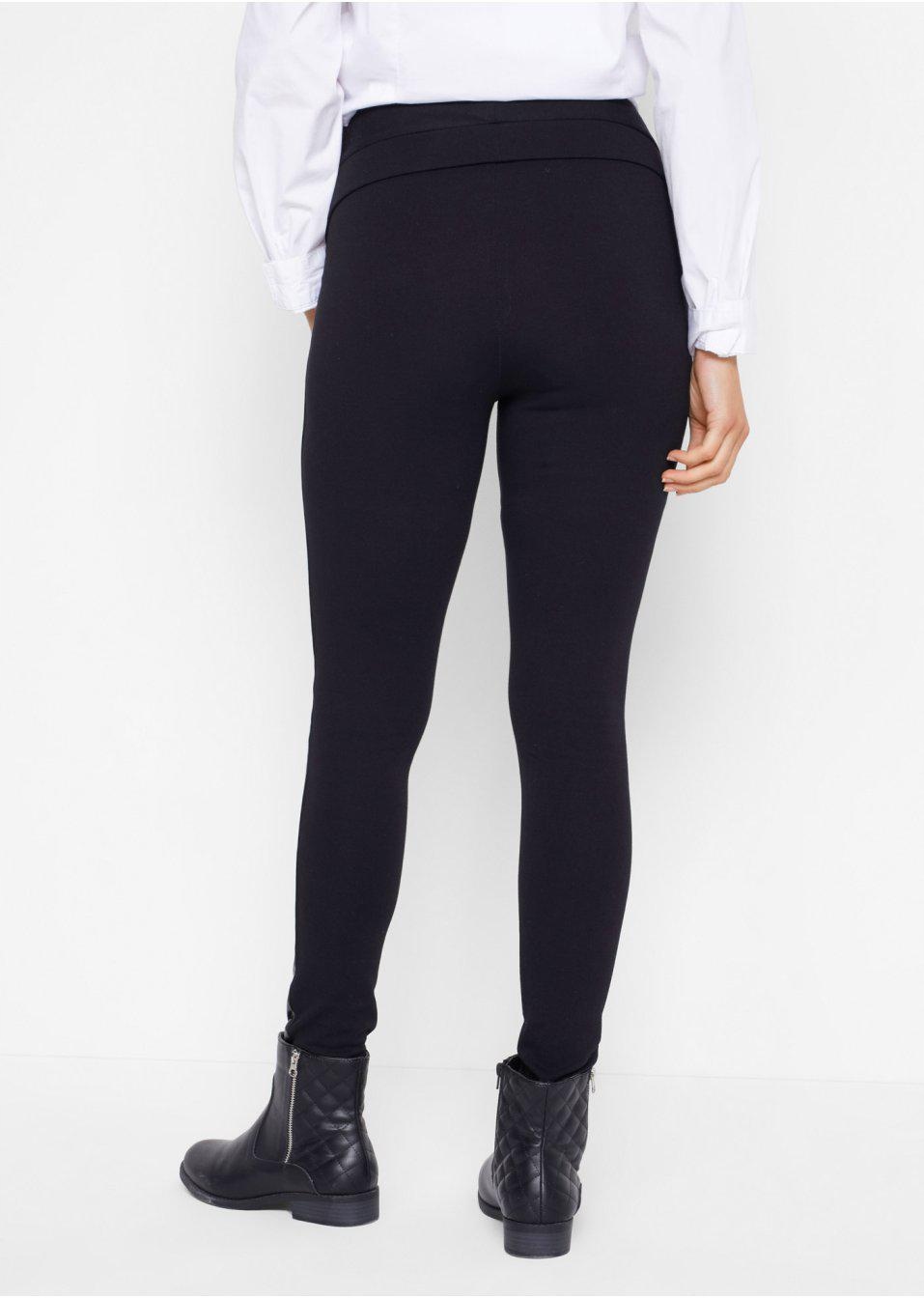 LEGGINSY CIĄŻOWE BPC BONPRIX COLLECTION 40 Kolor czarny