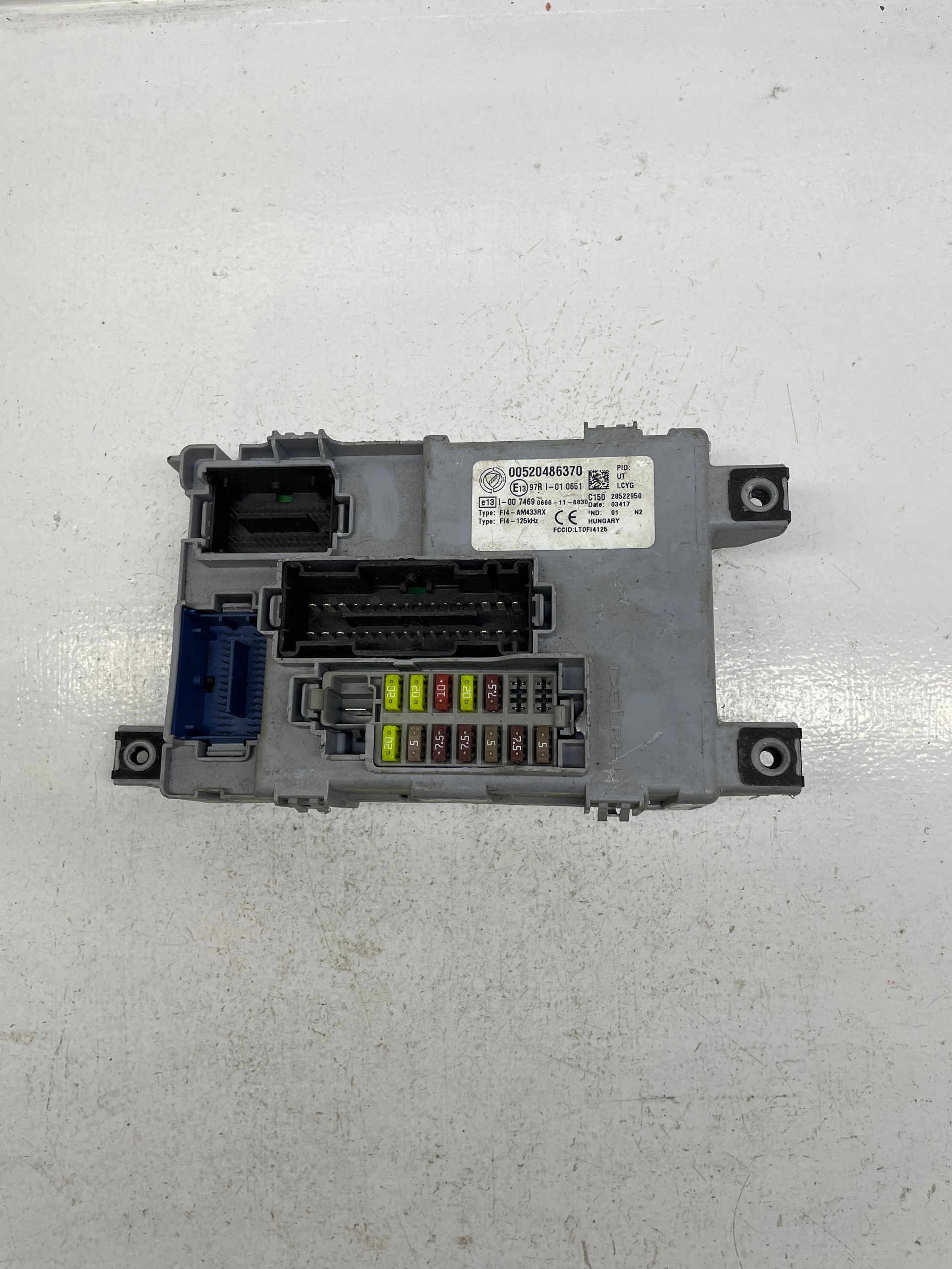 MODUŁ STEROWNIK BSI BODY FIAT 00520486370