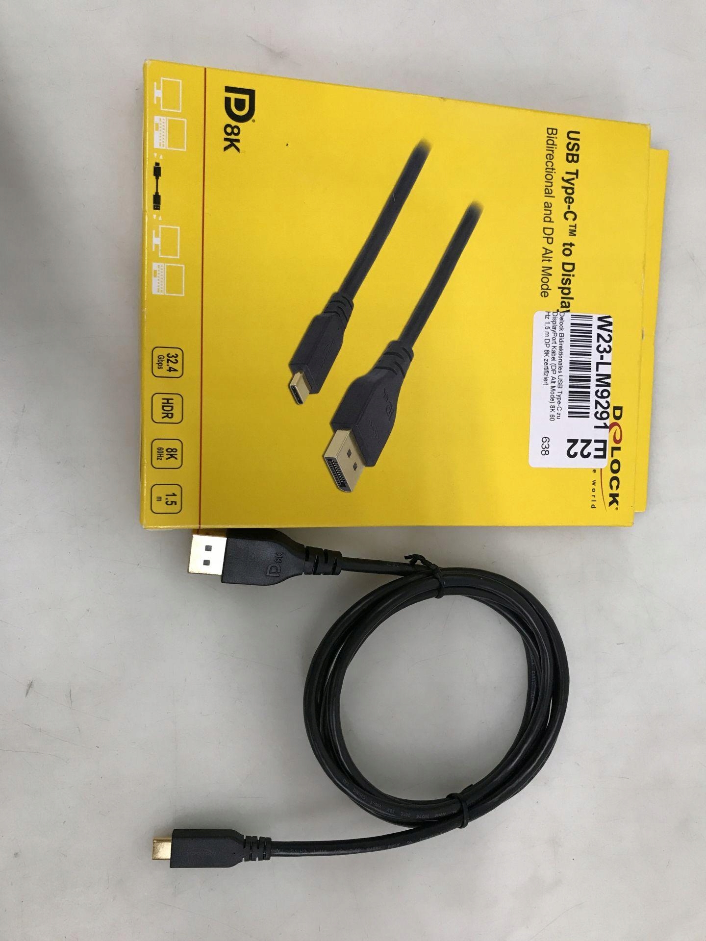 Delock kabel USB Type-C do DisplayPort 8K 60Hz 1,5 Kod producenta 86040