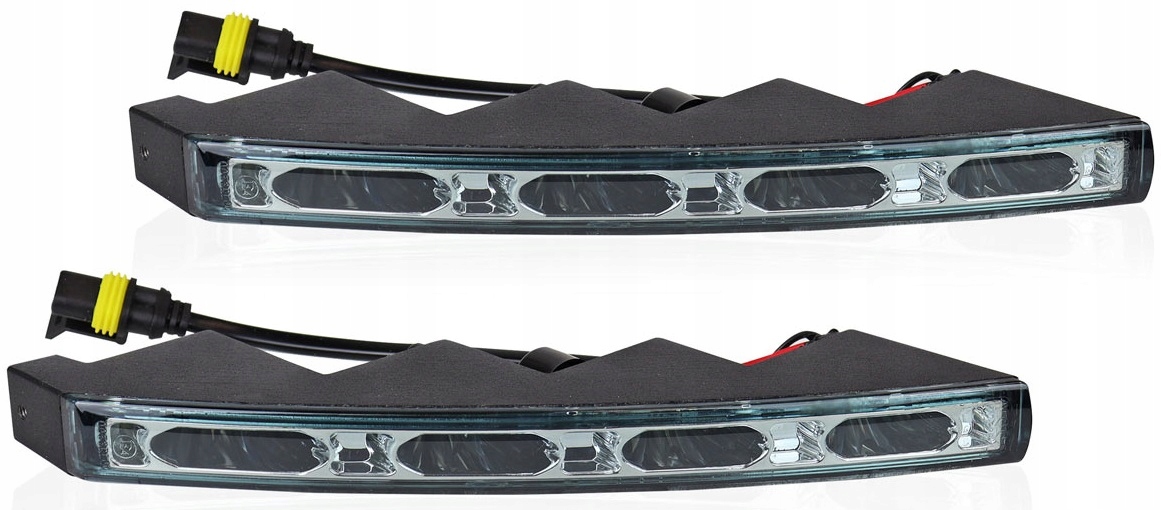 LAMPY DO JAZDY DZIENNEJ ALUMINIOWE DRL SKOŚNE 523HP HOMOLOGACJA DO AUTA Numer katalogowy części 01526