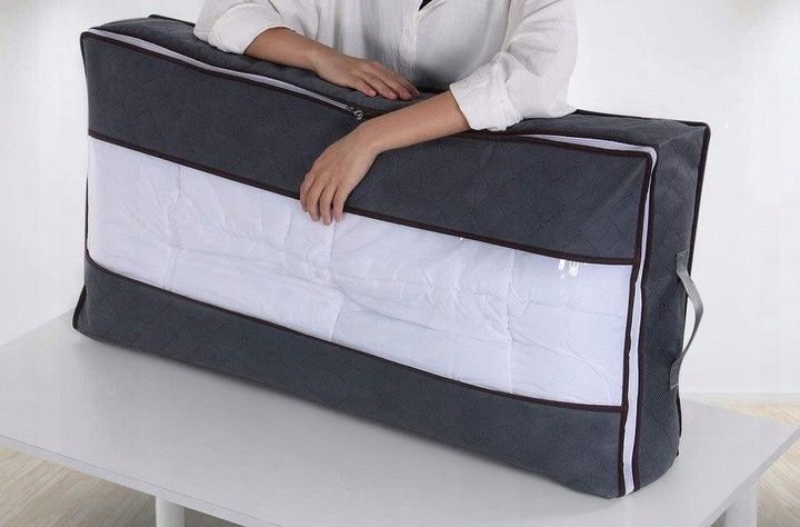 Pokrowiec torba na pościel kołdrę pod łóżko pojemnik organizer 100x50cm Przeznaczenie na pościel