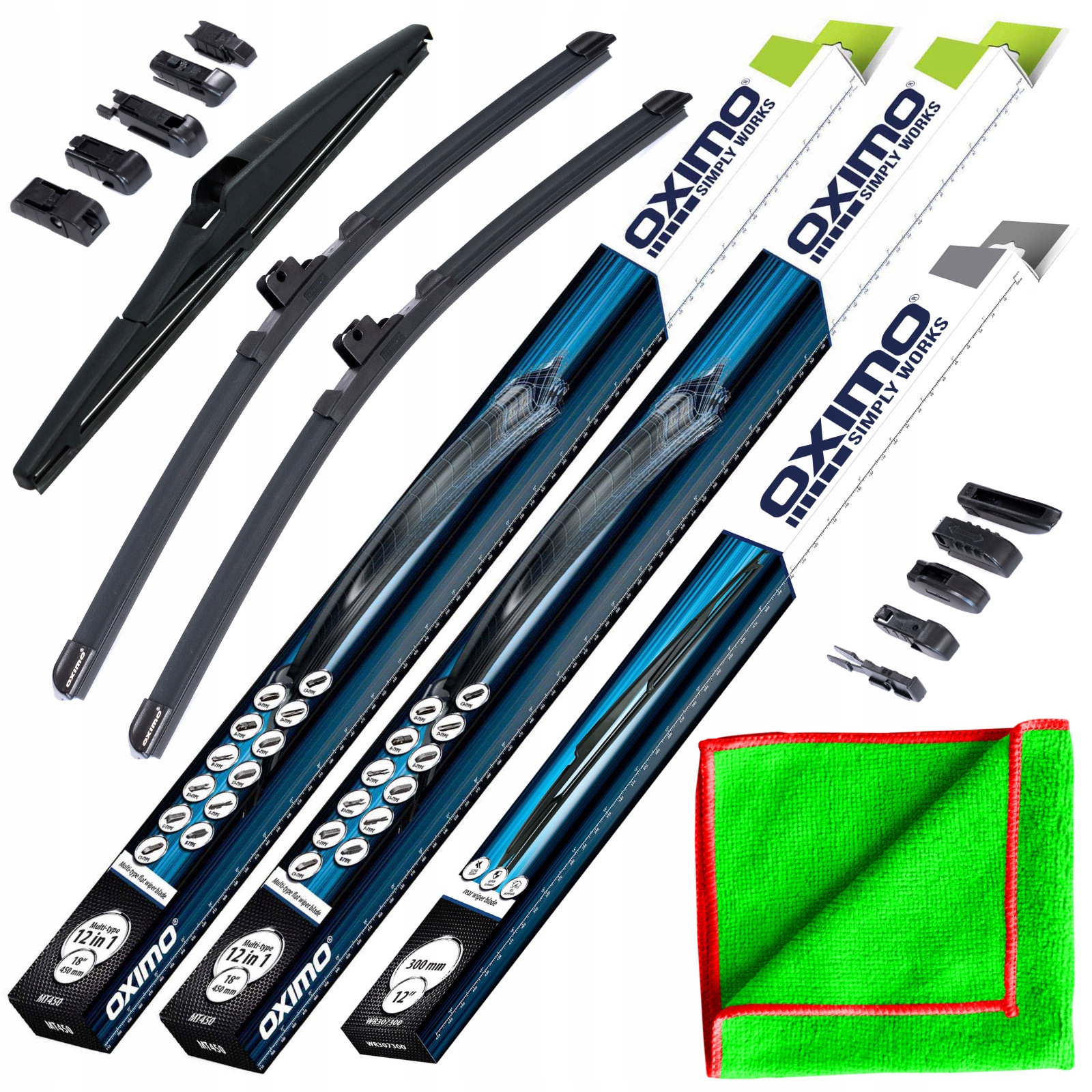 Wycieraczki Zestaw Przód Tył Jeep Compass 2 II M6 M7 od 06.2022 Suv