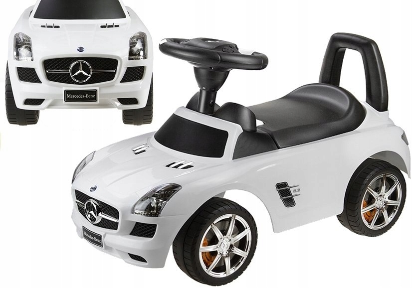 Jeździk dziecięcy Samochód dla dziecka Mercedes Sls Amg Biały