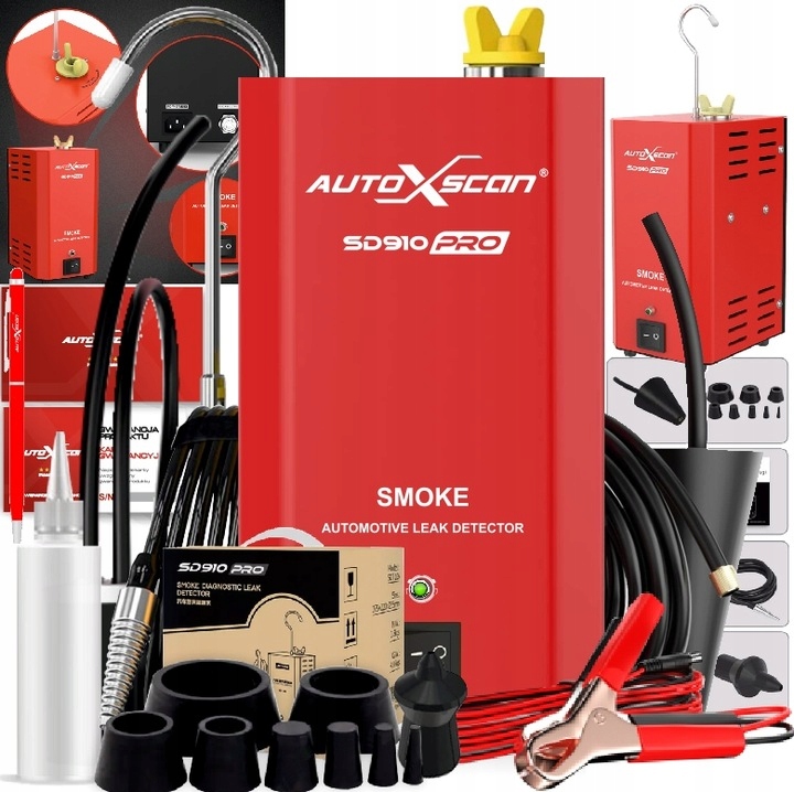 Tester Szczelności Zadymiarka Generator Dymu Dymny SD910 Pro Dymiarka Dziur