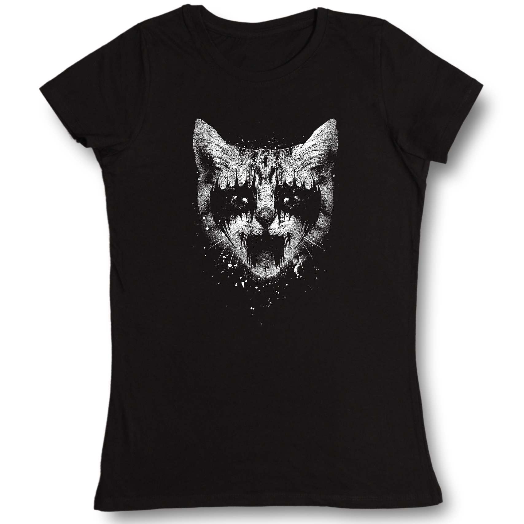 

Koszulka damska Kot Metal Kiss Cat Rock L
