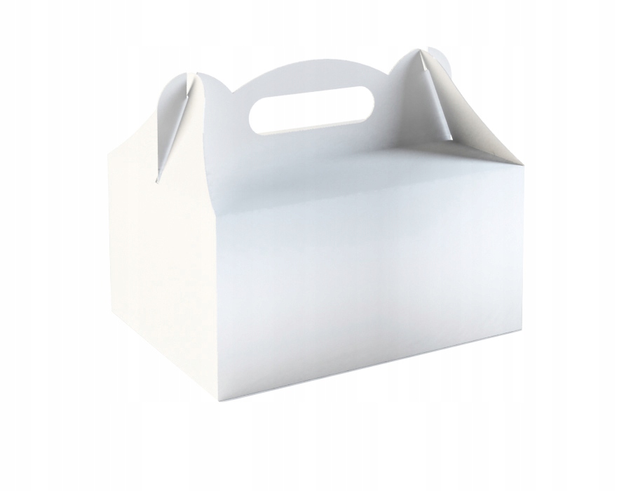Pudełko na ciasto weselne tort opakowanie - białe