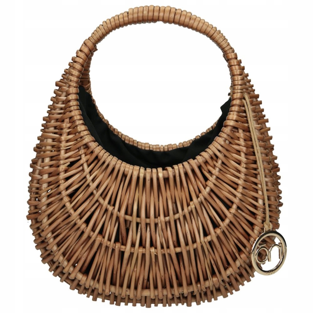 CIEMNY MAŁY KOSZYK NOBO WIKLINOWA TOREBKA DAMSKA Marka Nobo