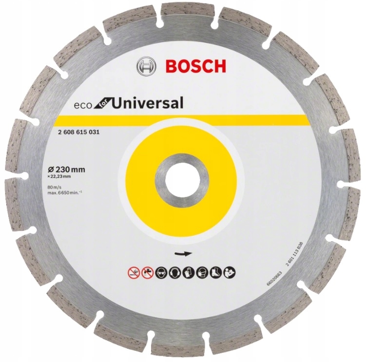 

Bosch Tarcza Diamentowa 230 Universal beton cegła