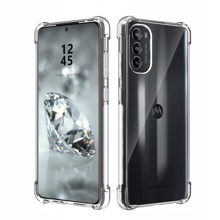 

Etui Do Motorola G82 5G G52 Pancerne Case Szkło