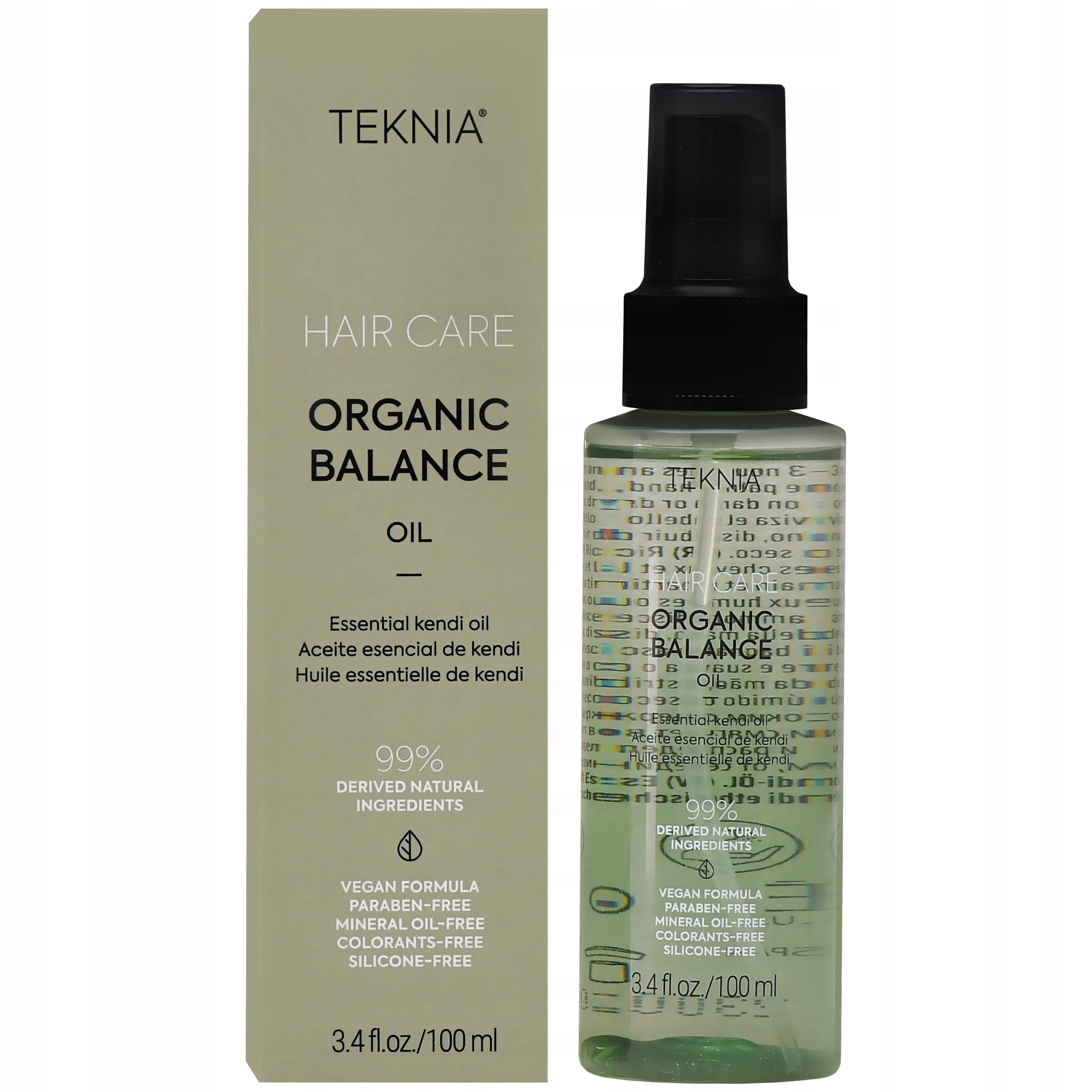 Lakme Teknia Organic Balance Kendi Oil 100 ml, vyživující olej na vlasy