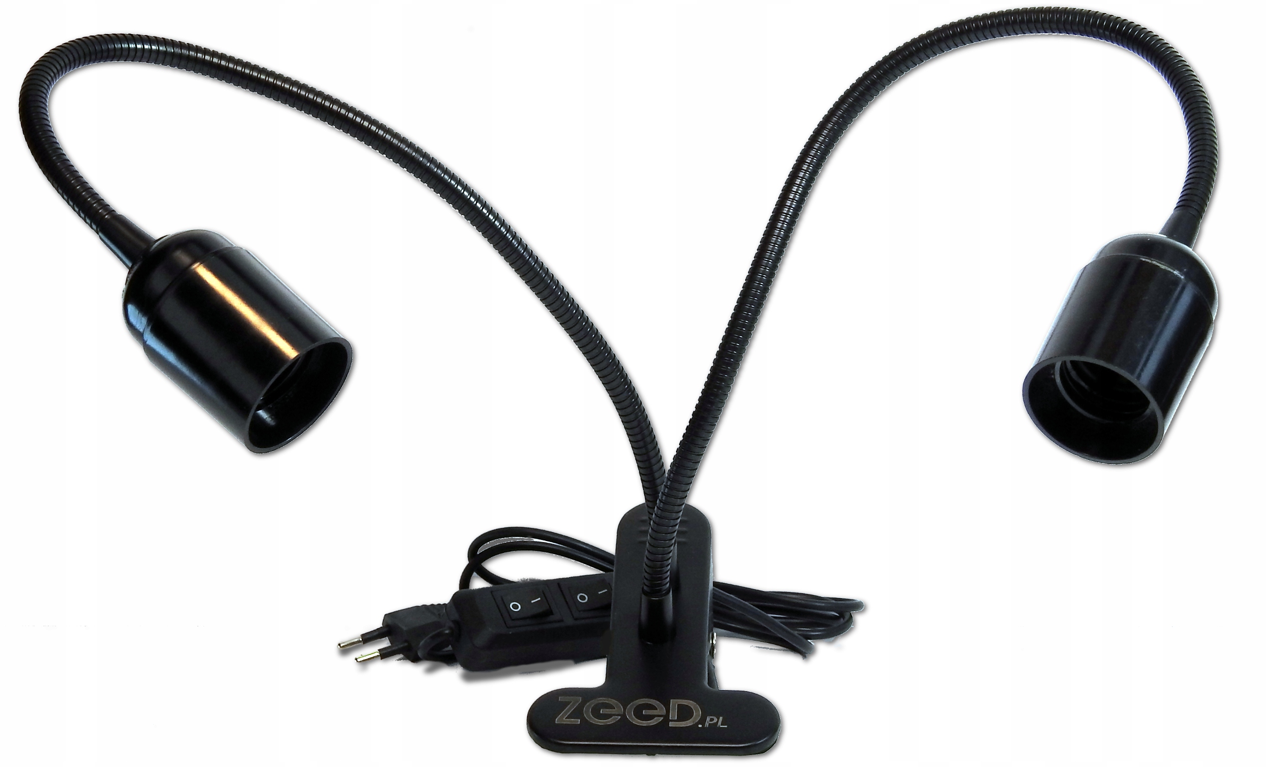 

Lampa Klips Statyw Oprawa Do 2 Żarówek E27 Metal