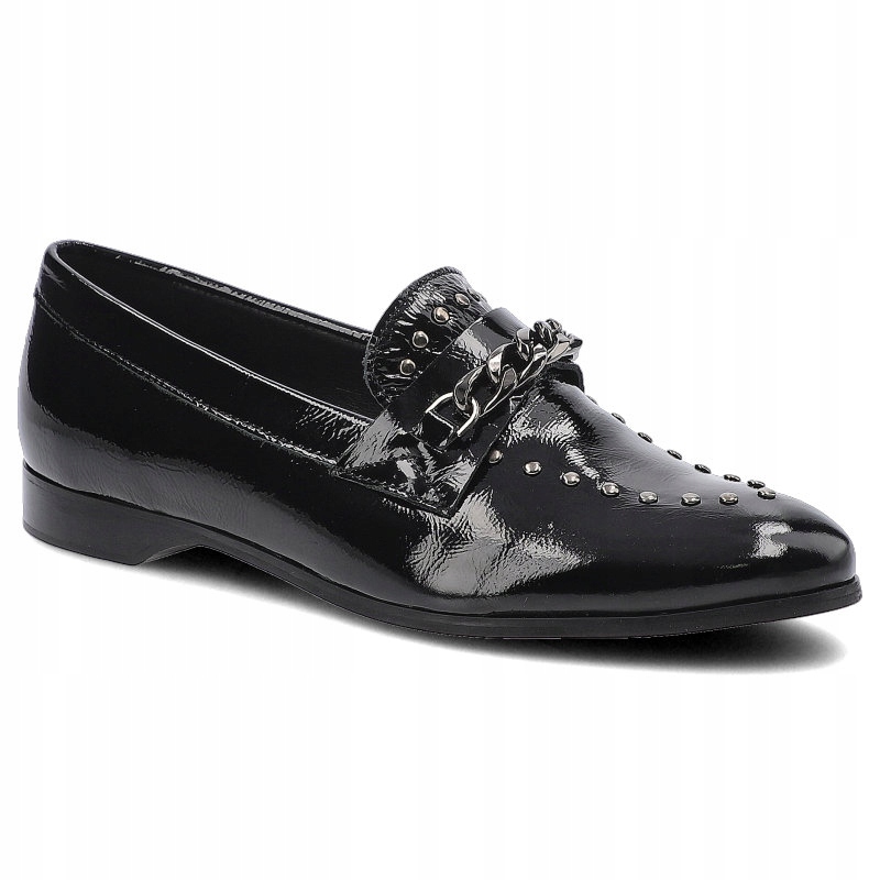 Černé Lordsy Lamanti Dámské elegantní boty