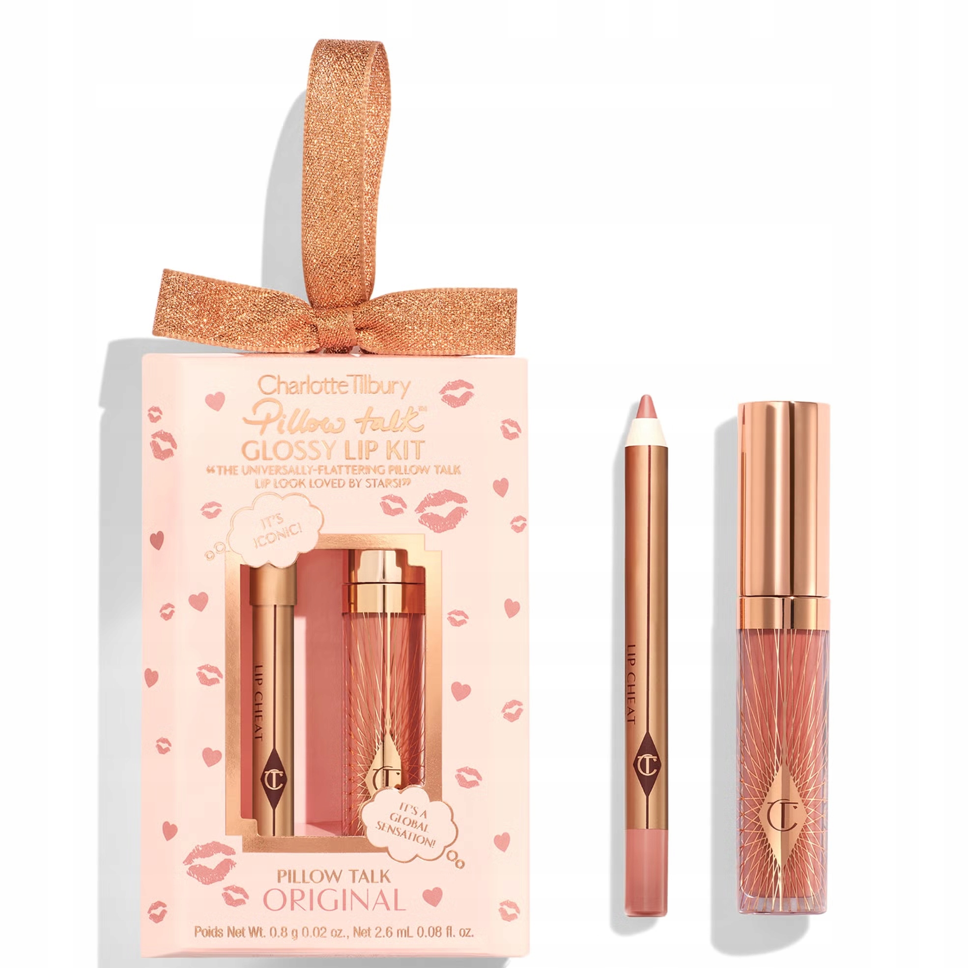 Charlotte Tilbury Pillow Talk Glossy Lip Kit odcień Pillow Talk Original
