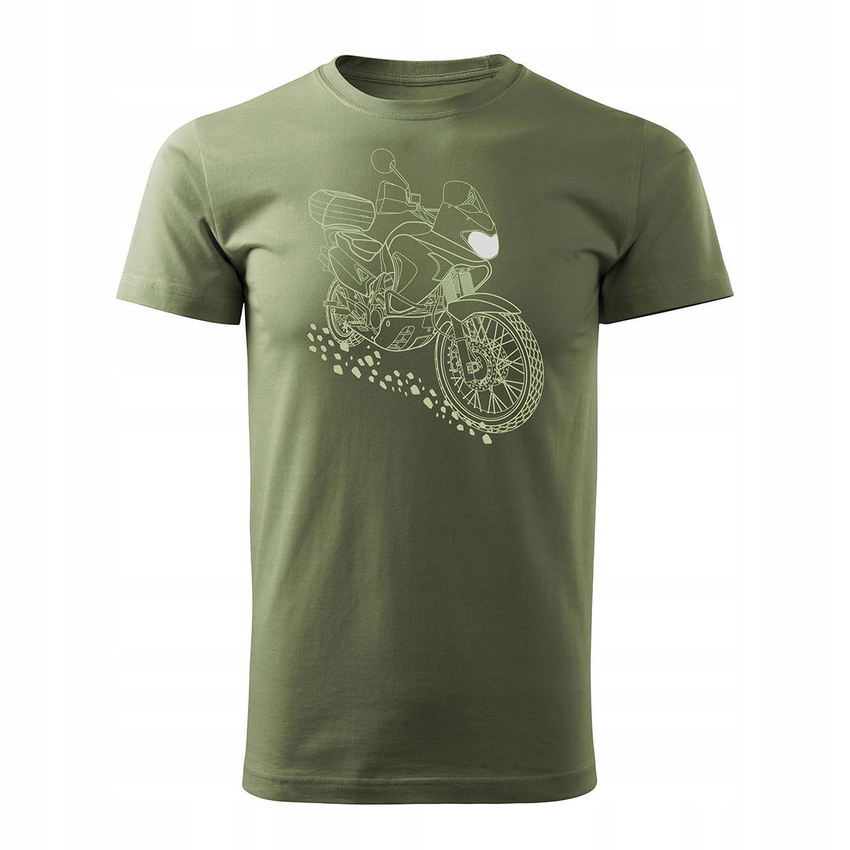 

Koszulka motocyklowa z motocyklem Honda Transalp