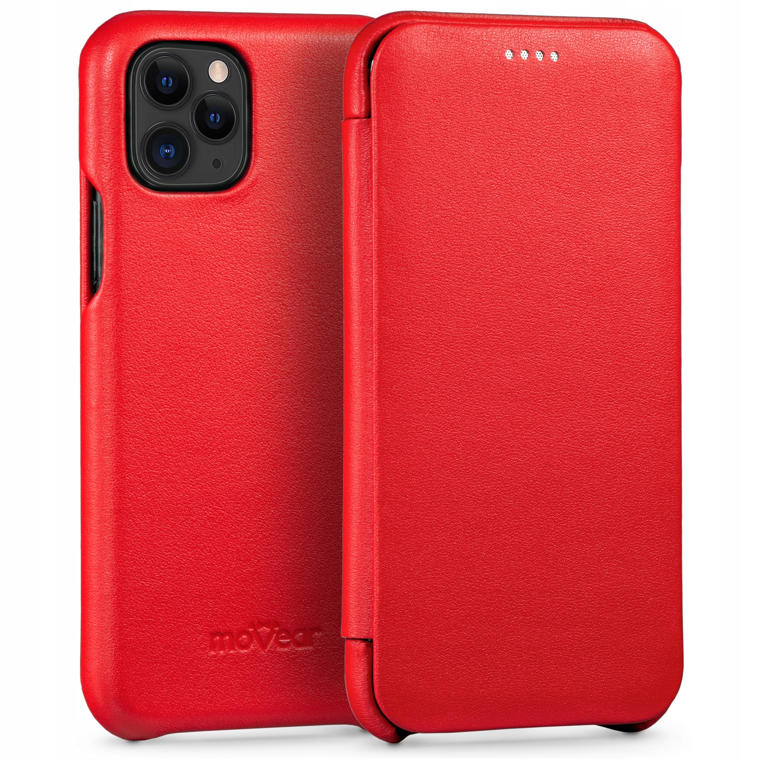 Pouzdro na iPhone 11 Pro slim case book červené prémiové Movear