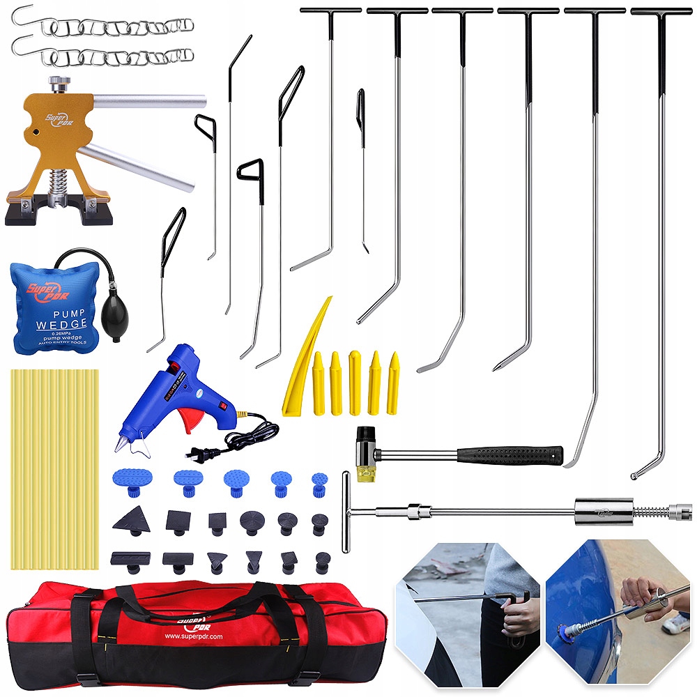 Sada Pdr pro odstraňování promáčklin drátů