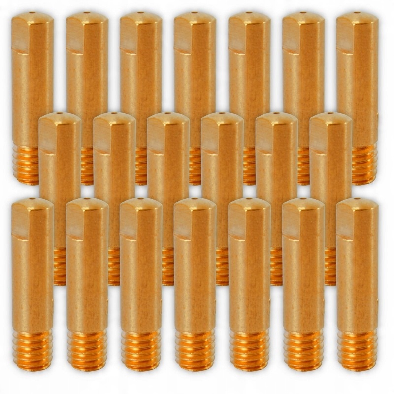 

20 szt. Końcówka MB-15 Mig M6x25⌀1,0 Aluminium