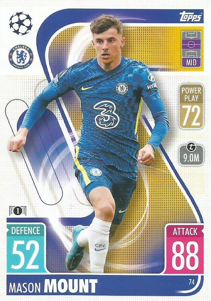 Match Attax 2021/22 74 Mason Mount Topps
