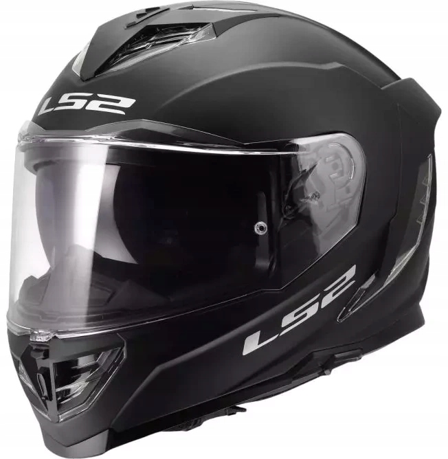 LS2 FF818 Storm III Solid Black Matt Motocyklový Integrálny Xs