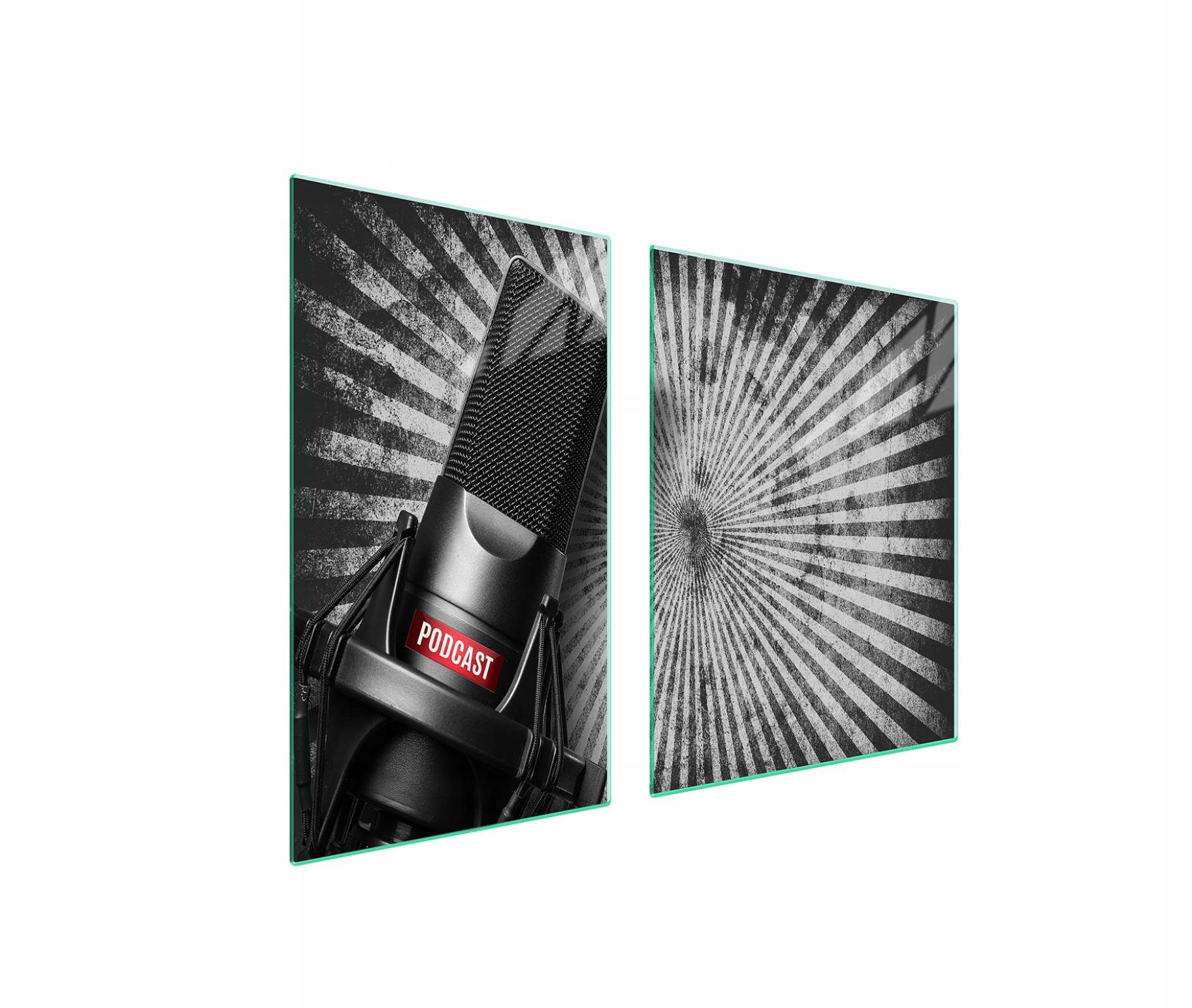 Ochranná sklenená doska na sporák 100x52 Hudba Tvrdené sklo Veľká 7v1