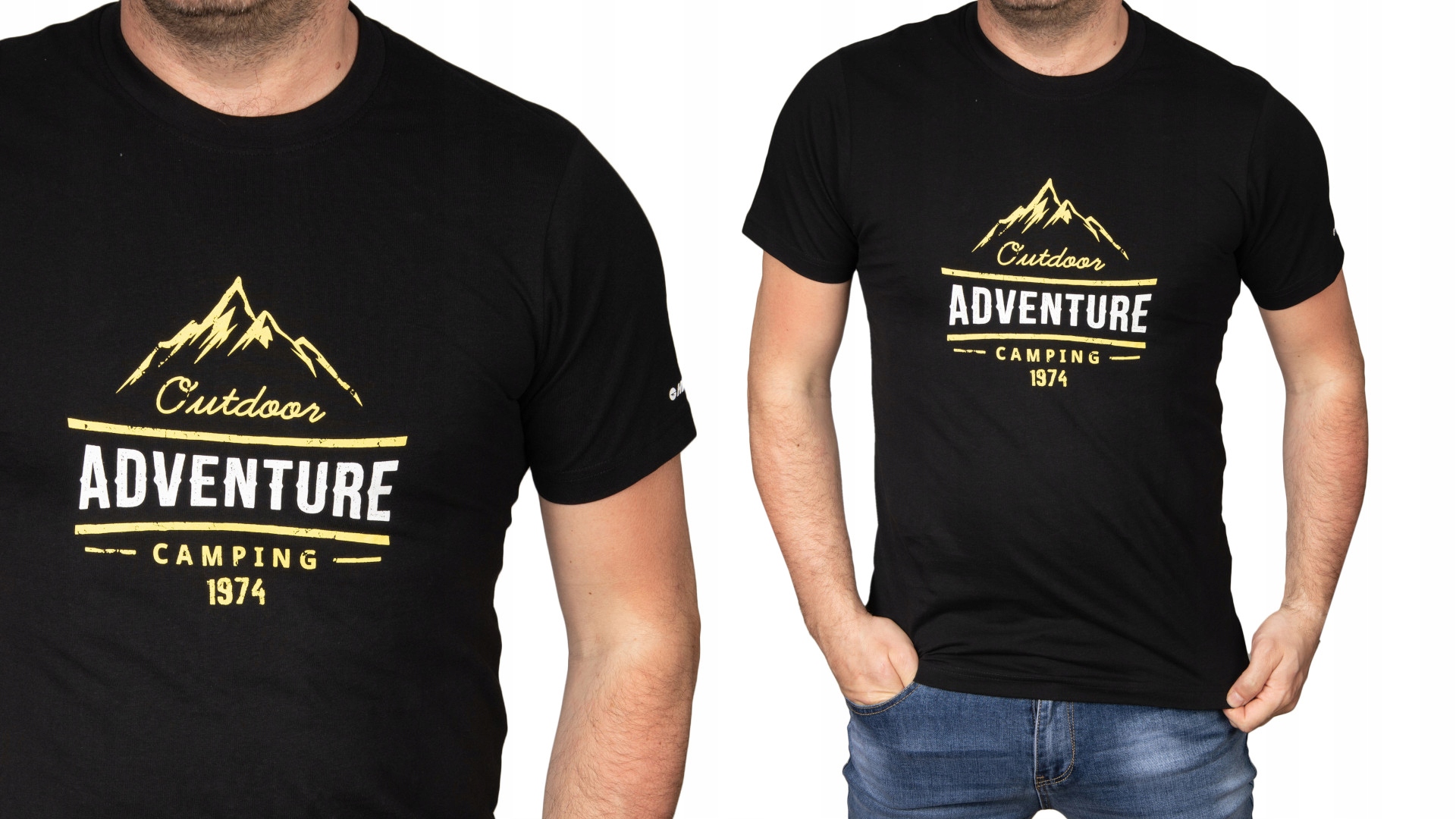 

Koszulka męska Hi-tec czarna T-shirt Męski XL