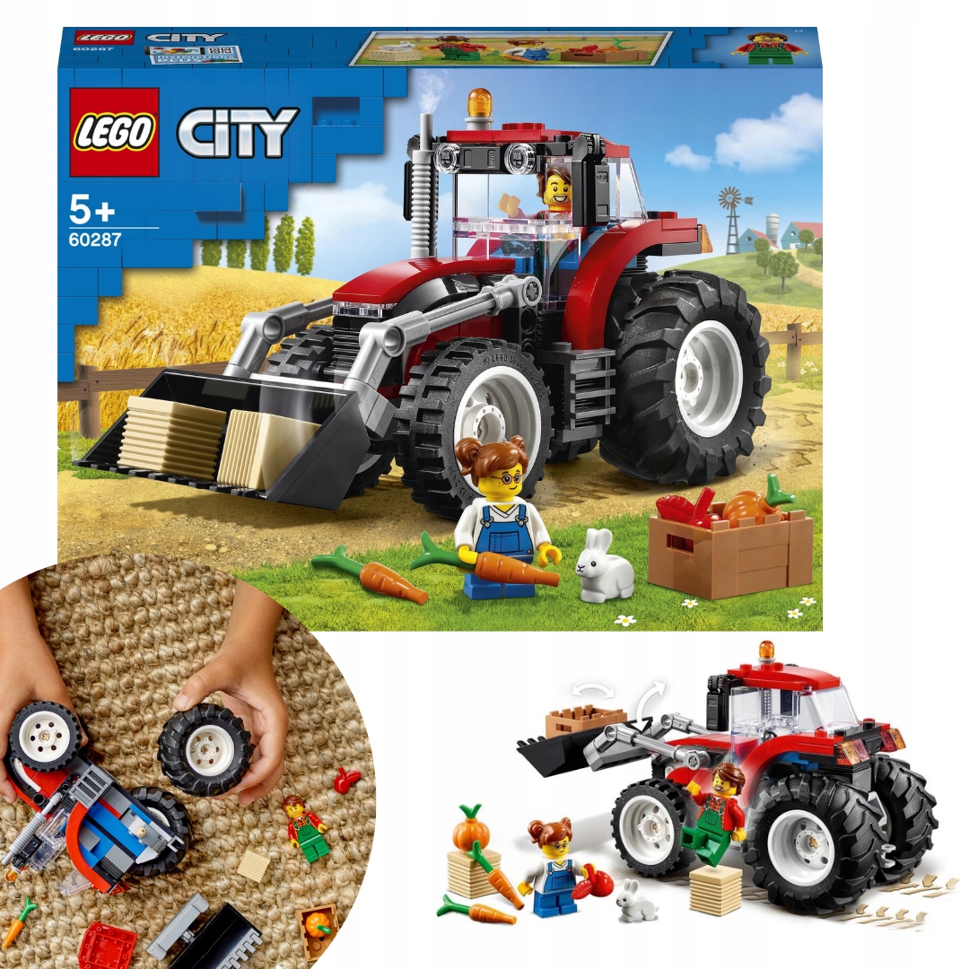 Lego City Traktor Ciągnik Rolniczy 60287