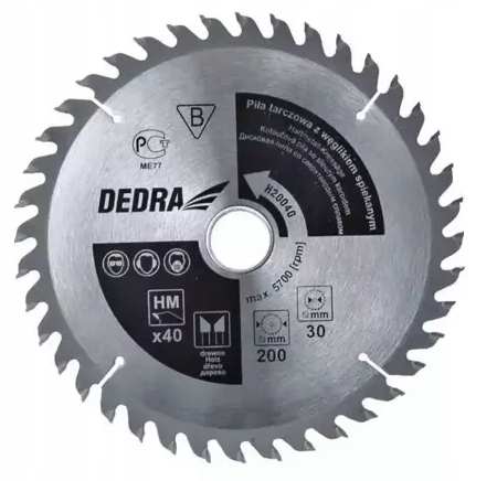 

Dedra Piła tarczowa do drewna H19060G 60T 190x20mm