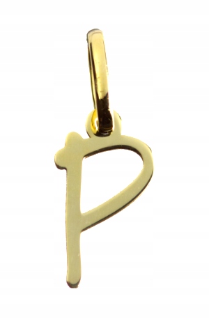 

Literka "p" Zawieszka Złota 333