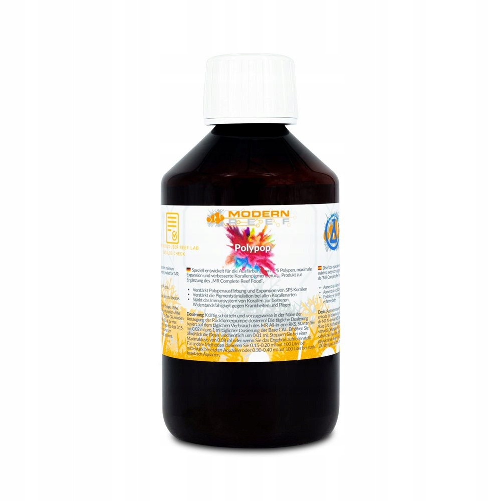 Modern Reef Polypop 250 ml – krmivo pro korály